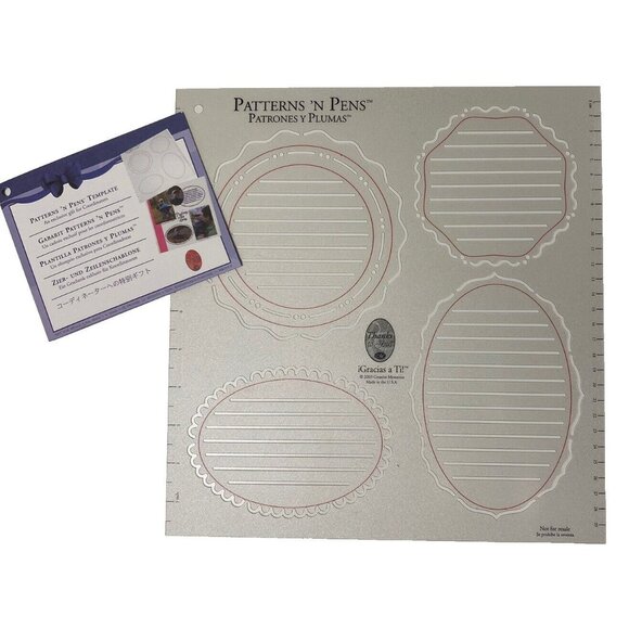 Creative Memories Other - Creative Memories Journaling TEMPLATE Patterns & Pens NEW